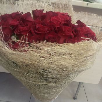 Купить 51 красную розу, Эквадор 60см